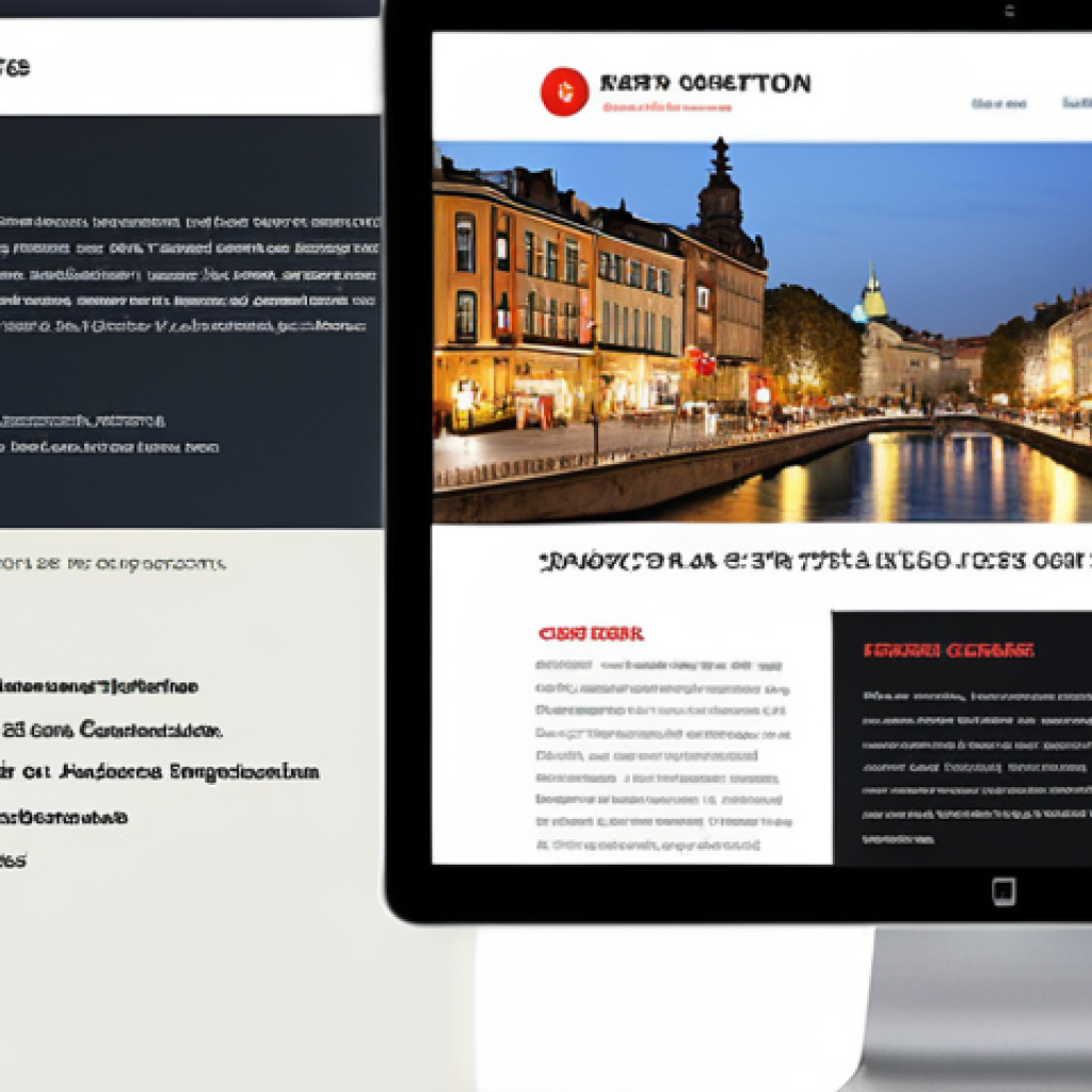 **Professional Translator Portfolio:** A clean, modern website design showcasing translation samples. Focus on visual appeal with a simple layout, clear typography, and examples of translated documents. High-quality images only.