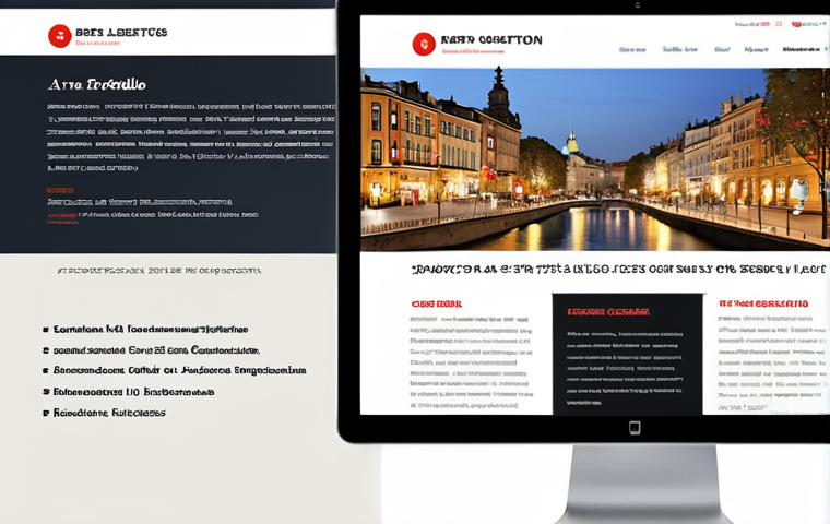 **Professional Translator Portfolio:** A clean, modern website design showcasing translation samples. Focus on visual appeal with a simple layout, clear typography, and examples of translated documents. High-quality images only.