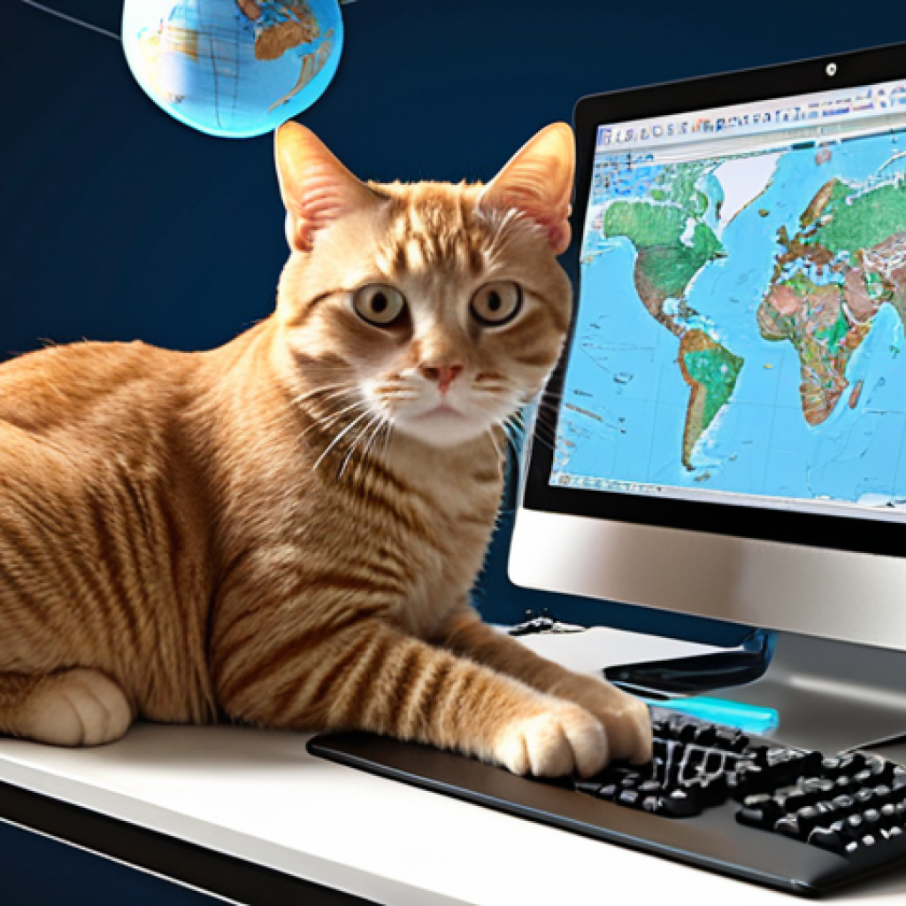 **

Prompt: A translator working on a modern computer with CAT tools displayed on the screen, surrounded by virtual world globes. The translator is focused, showing a blend of technological skill and linguistic expertise. The scene emphasizes the integration of AI and human skills in contemporary translation, highlighting efficiency and precision in a globalized market.

**