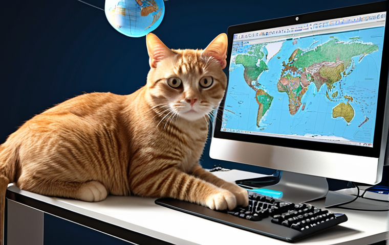 **
Prompt: A translator working on a modern computer with CAT tools displayed on the screen, surrounded by virtual world globes. The translator is focused, showing a blend of technological skill and linguistic expertise. The scene emphasizes the integration of AI and human skills in contemporary translation, highlighting efficiency and precision in a globalized market.
**