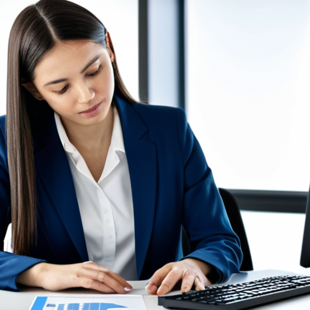 A professional linguist, fully clothed in a modest business suit, works at a sleek modern desk in a well-lit, contemporary office. Her hands are elegantly positioned over a keyboard, with an advanced display showing a complex language project that she is refining using AI tools. The scene emphasizes the synergy between human expertise and technological tools. The overall atmosphere is one of productive collaboration and intellectual engagement. safe for work, appropriate content, fully clothed, professional, perfect anatomy, correct proportions, natural pose, well-formed hands, proper finger count, natural body proportions, professional photography, high quality.